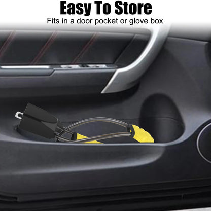 For Truck SUV Van RV Anti Theft Car Device Seat Belt Lock Universal with 3 Keys Car Steering Wheel Lock Car Accessories